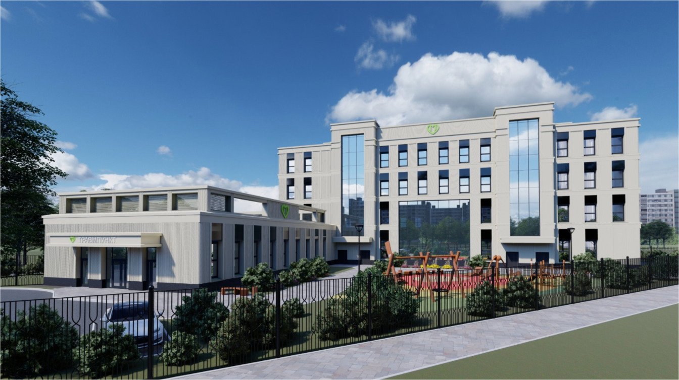 Детская поликлиника на 320 посещений в смену, г. Зеленоград